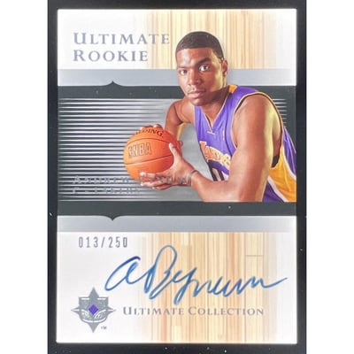2005-06 Ultimate Collection #152 Andrew Bynum AU RC /250