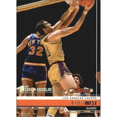 2006-07 Topps Full Court First Day Issue #96 Jerry West