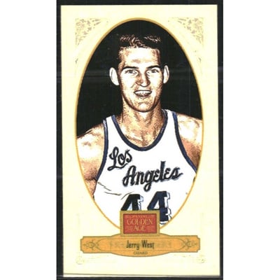 2012 Panini Golden Age Mini Crofts Candy Blue Ink #142 Jerry West