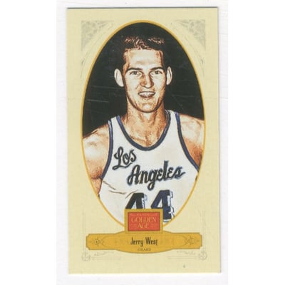 2012 Panini Golden Age Mini Crofts Candy Red Ink #142 Jerry West