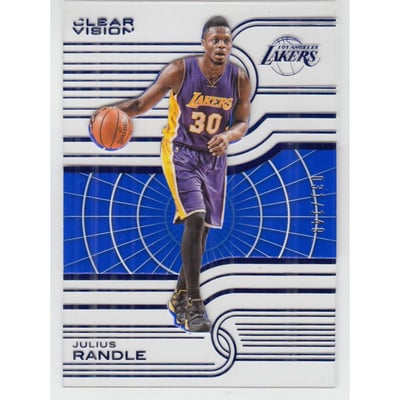 2015-16 Panini Clear Vision Blue #27 Julius Randle