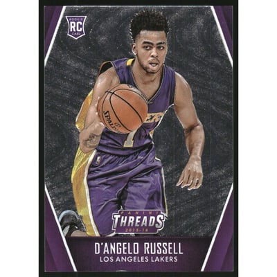 2015-16 Panini Threads #327 D'Angelo Russell ETCH
