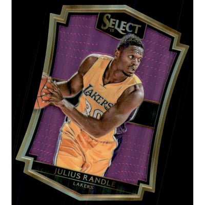 2015-16 Select Premier Prizms Purple Die Cut #116 Julius Randle