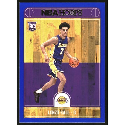 2017-18 Hoops Blue #252 Lonzo Ball