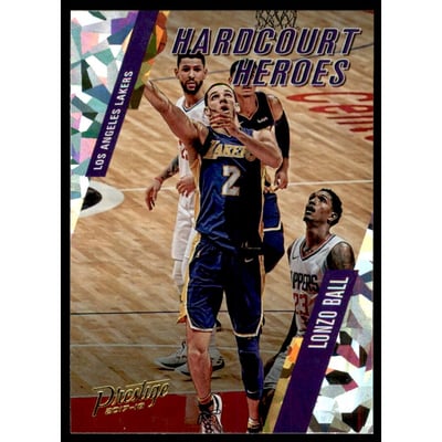 2017-18 Prestige Hardcourt Heroes Crystal #14 Lonzo Ball