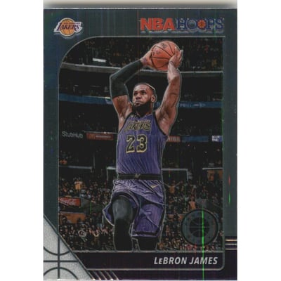 2019-20 Hoops Premium Stock #87 LeBron James