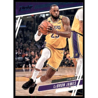 2019-20 Panini Chronicles Teal #75 LeBron James/Prestige