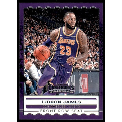 2019-20 Panini Contenders Front Row Seat #3 LeBron James