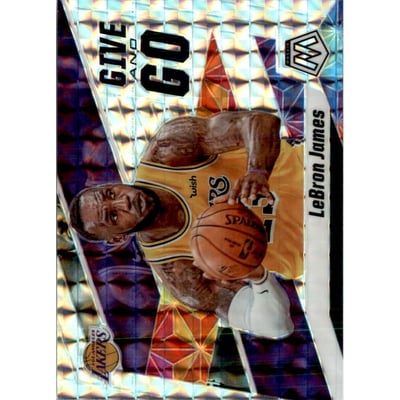 2019-20 Panini Mosaic Give and Go Mosaic #8 LeBron James