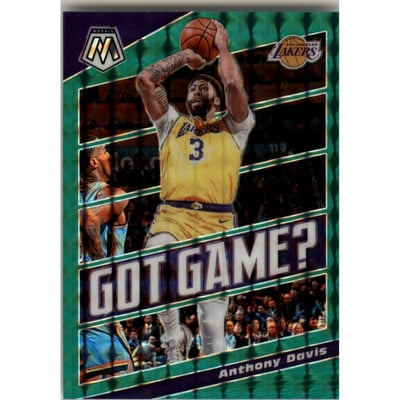 2019-20 Panini Mosaic Got Game? Mosaic Green #6 Anthony Davis