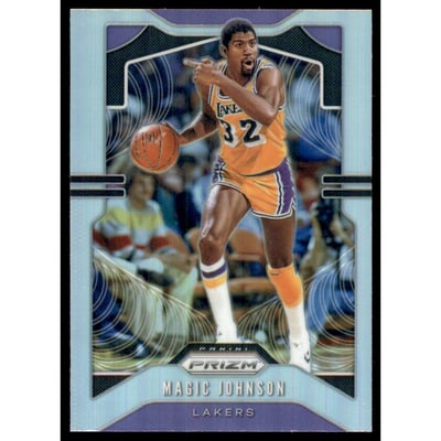 2019-20 Panini Prizm Prizms Silver #25 Magic Johnson