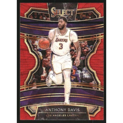 2019-20 Select Prizms Red Wave #26 Anthony Davis