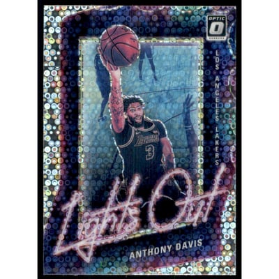2020-21 Donruss Optic Lights Out Fast Break #14 Anthony Davis