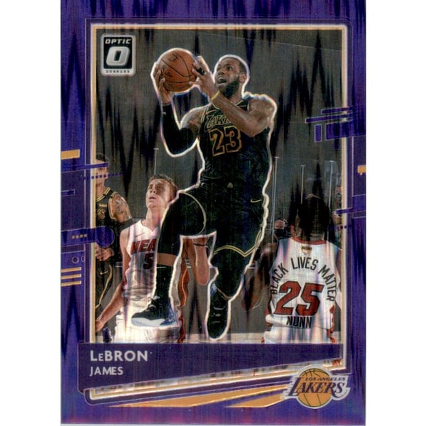 2020-21 Donruss Optic Purple Shock #13 LeBron James