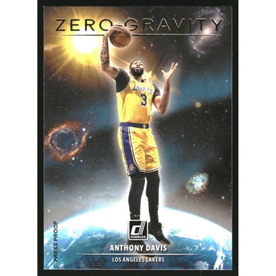 2020-21 Donruss Zero Gravity Press Proof #7 Anthony Davis