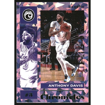 2020-21 Panini Chronicles Green Ice #30 Anthony Davis