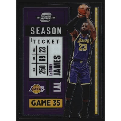 2020-21 Panini Contenders Optic #81 LeBron James