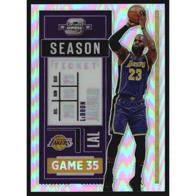 2020-21 Panini Contenders Optic Silver #81 LeBron James