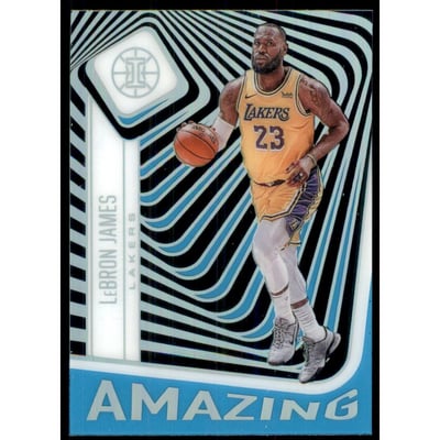 2020-21 Panini Illusions Amazing Sapphire #12 LeBron James