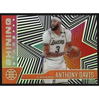 2020-21 Panini Illusions Shining Stars Orange #4 Anthony Davis