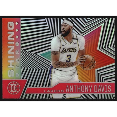 2020-21 Panini Illusions Shining Stars Pink #4 Anthony Davis