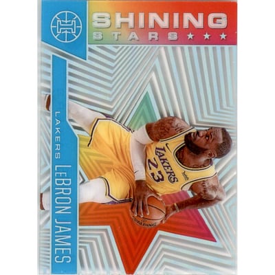 2020-21 Panini Illusions Shining Stars Sapphire #1 LeBron James
