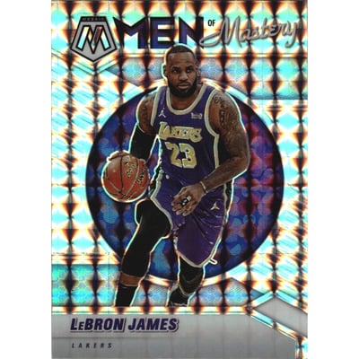 2020-21 Panini Mosaic Men of Mastery Mosaic #20 LeBron James