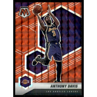 2020-21 Panini Mosaic Mosaic Red #141 Anthony Davis