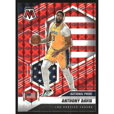2020-21 Panini Mosaic Mosaic Red #250 Anthony Davis