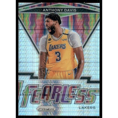 2020-21 Panini Prizm Fearless Prizms Hyper #14 Anthony Davis