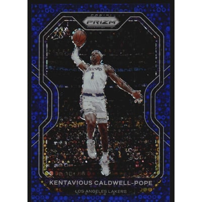 2020-21 Panini Prizm Prizms Fast Break Blue #77 Kentavious Caldwell-Pope