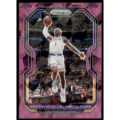 2020-21 Panini Prizm Prizms Purple Ice #77 Kentavious Caldwell-Pope