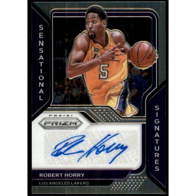 2020-21 Panini Prizm Sensational Signatures #34 Robert Horry