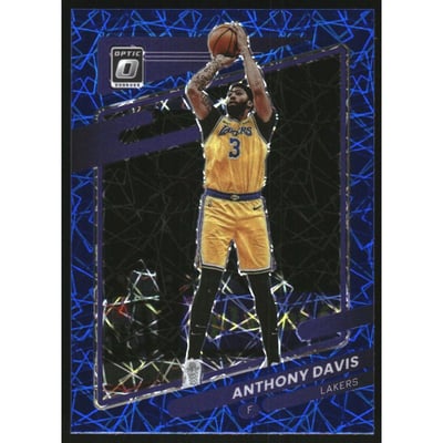 2021-22 Donruss Optic Blue Velocity #133 Anthony Davis
