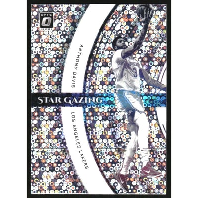2021-22 Donruss Optic Star Gazing Holo Fast Break #8 Anthony Davis