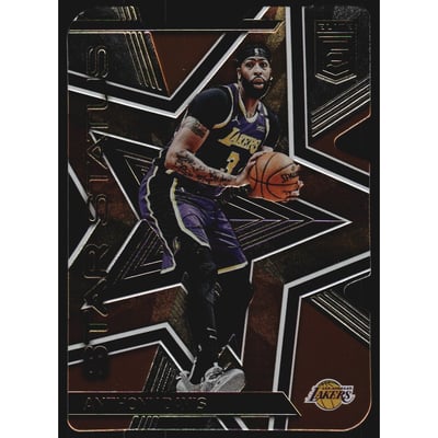 2021-22 Elite Star Status Orange Die Cut #10 Anthony Davis