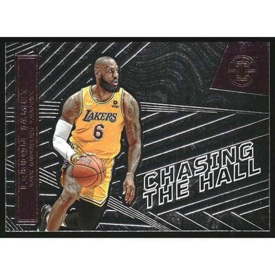 2021-22 Panini Illusions Chasing the Hall #2 LeBron James