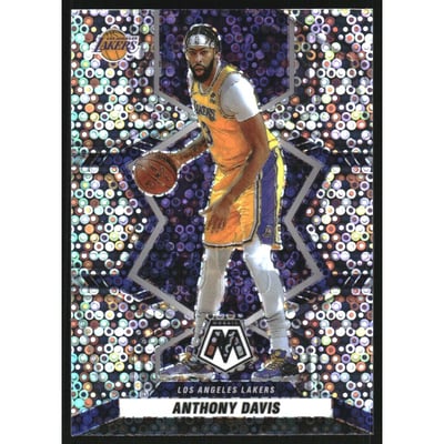 2021-22 Panini Mosaic Mosaic Fast Break Silver #162 Anthony Davis