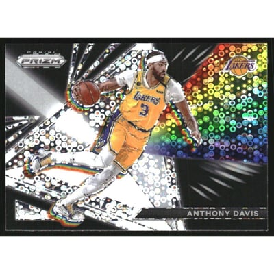 2021-22 Panini Prizm Prizmatic Fast Break #21 Anthony Davis