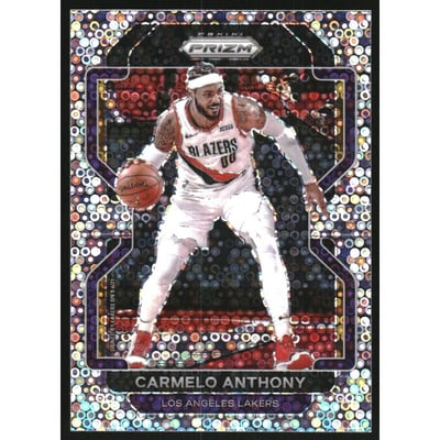 2021-22 Panini Prizm Prizms Fast Break #11 Carmelo Anthony