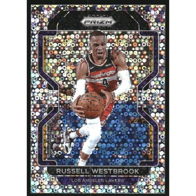 2021-22 Panini Prizm Prizms Fast Break #55 Russell Westbrook