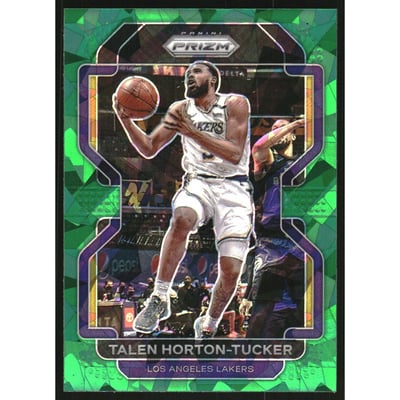 2021-22 Panini Prizm Prizms Green Ice #142 Talen Horton-Tucker