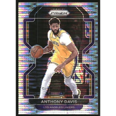 2021-22 Panini Prizm Prizms Pulsar #53 Anthony Davis