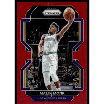 2021-22 Panini Prizm Prizms Red #56 Malik Monk