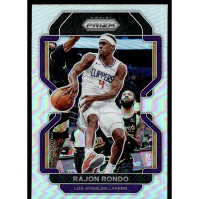 2021-22 Panini Prizm Prizms Silver #104 Rajon Rondo