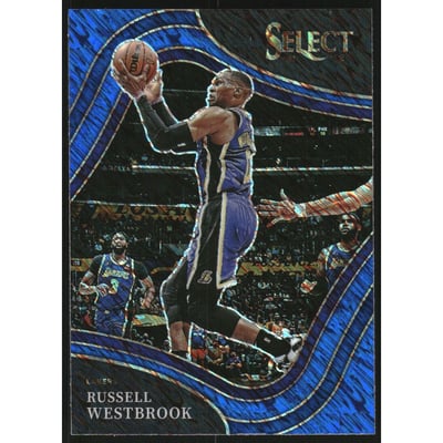 2021-22 Select Prizms Blue Shimmer #203 Russell Westbrook