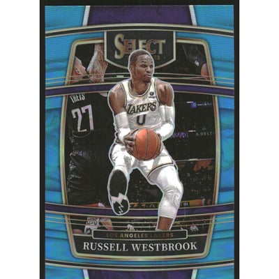2021-22 Select Prizms Light Blue #54 Russell Westbrook
