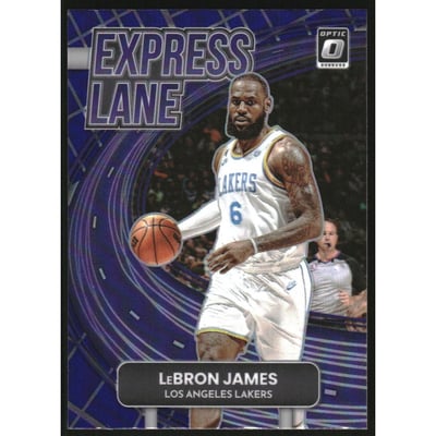 2022-23 Donruss Optic Express Lane Purple #4 LeBron James