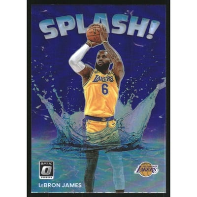 2022-23 Donruss Optic Splash! Purple #15 LeBron James