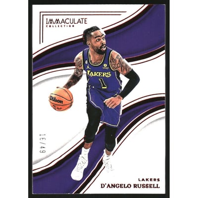 2022-23 Immaculate Collection Red #35 D'Angelo Russell